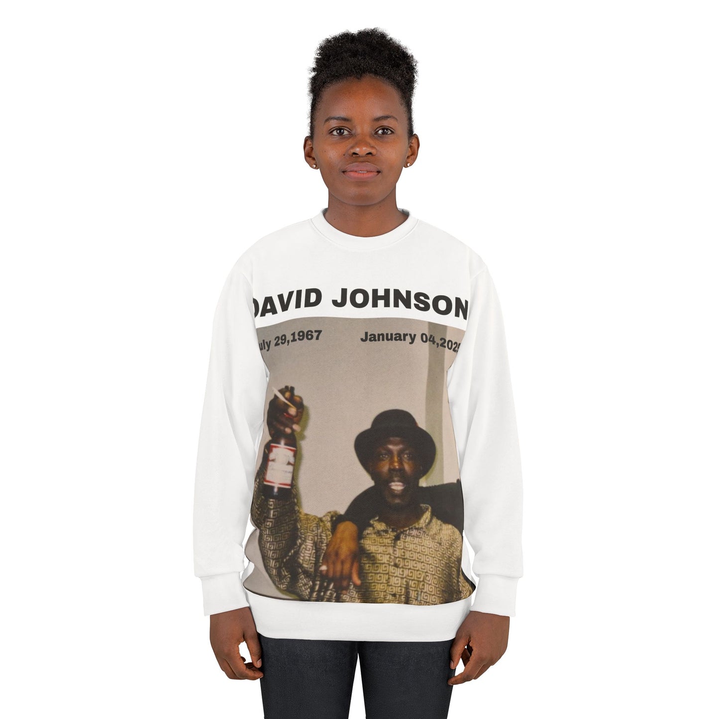 Custom Memorial Unisex Sweatshirt - Celebrate Life with Personal Touch