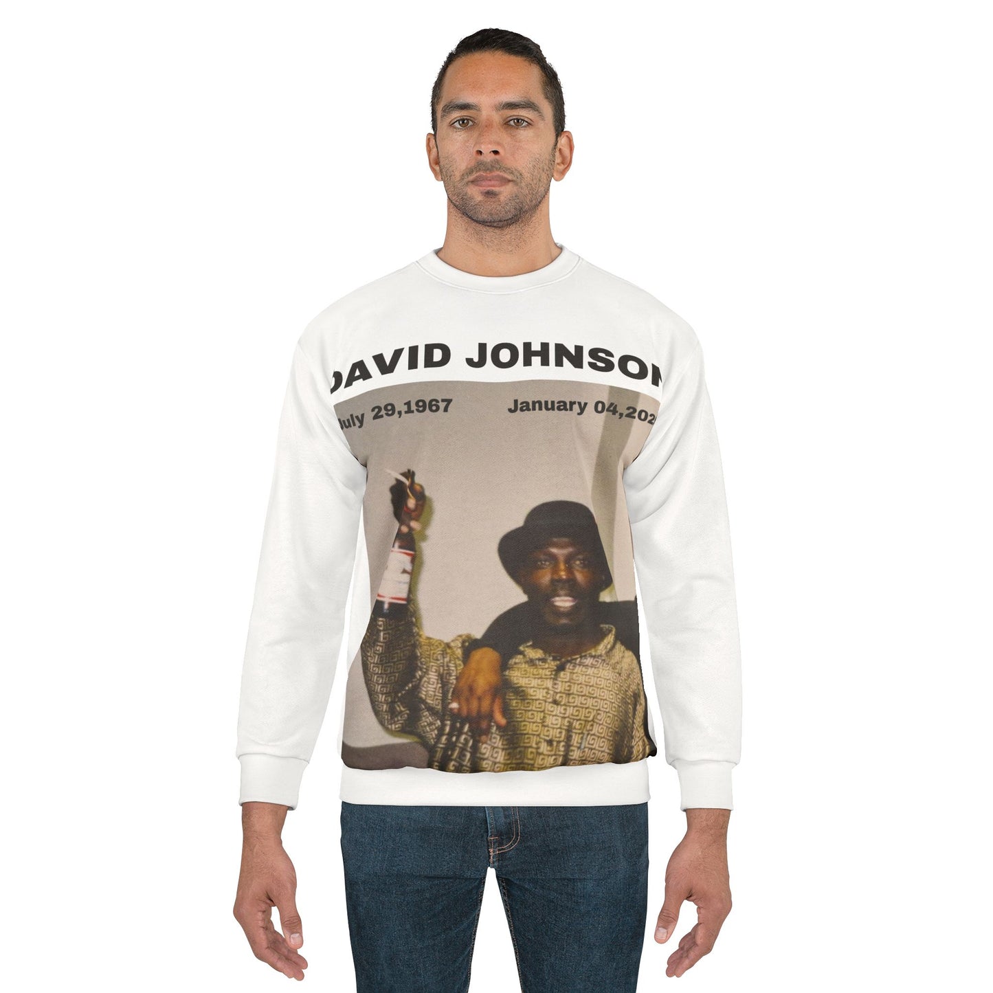 Custom Memorial Unisex Sweatshirt - Celebrate Life with Personal Touch