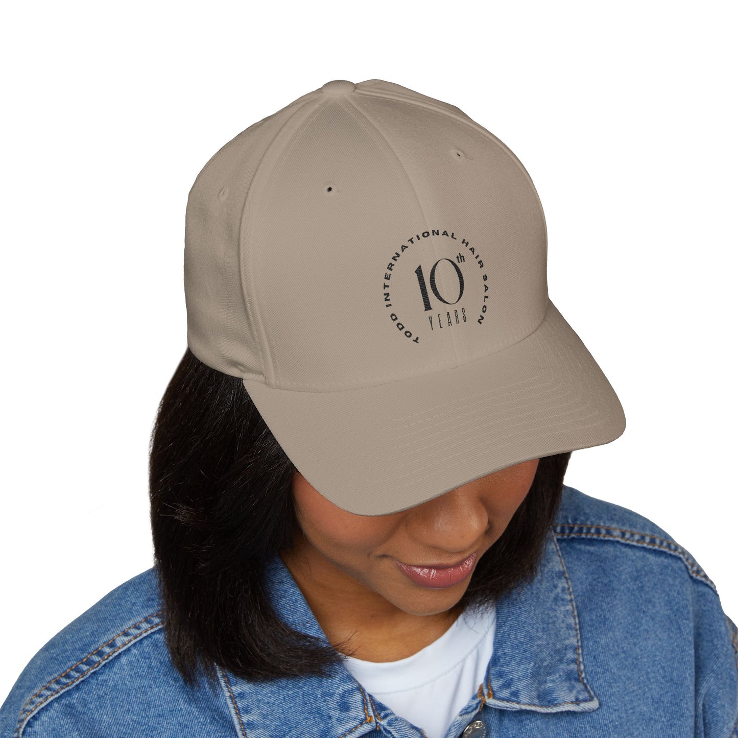 Embroidered Anniversary Cap - Todd International Hair Salon 10th Anniversary