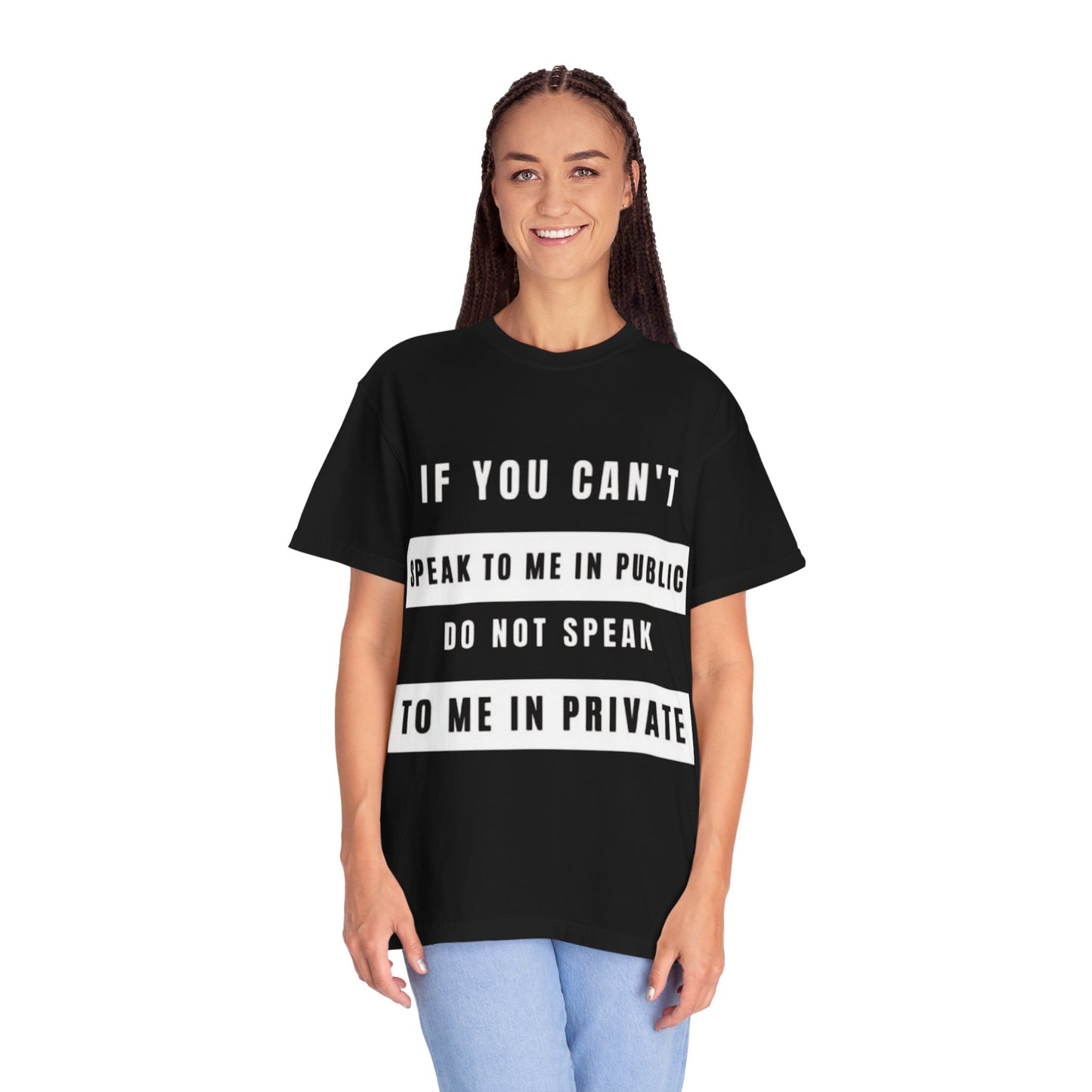 Bold Statement Tee: Speak Your Mind Shirt, Unisex Cotton T-Shirt for Casual Wear, Gift for Friends, Summer Outfit, Conversational Starter