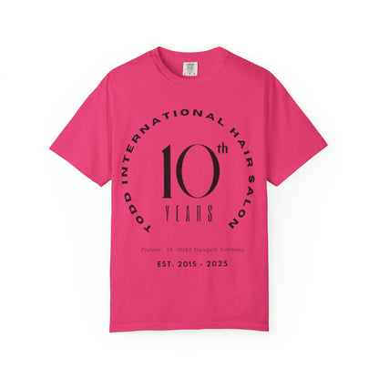 Anniversary Celebration T-Shirt - Commemorate 10 Years of Style