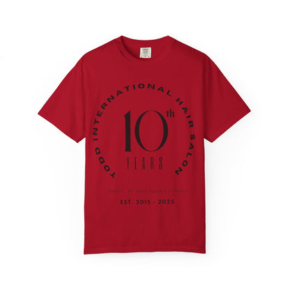 Anniversary Celebration T-Shirt - Commemorate 10 Years of Style