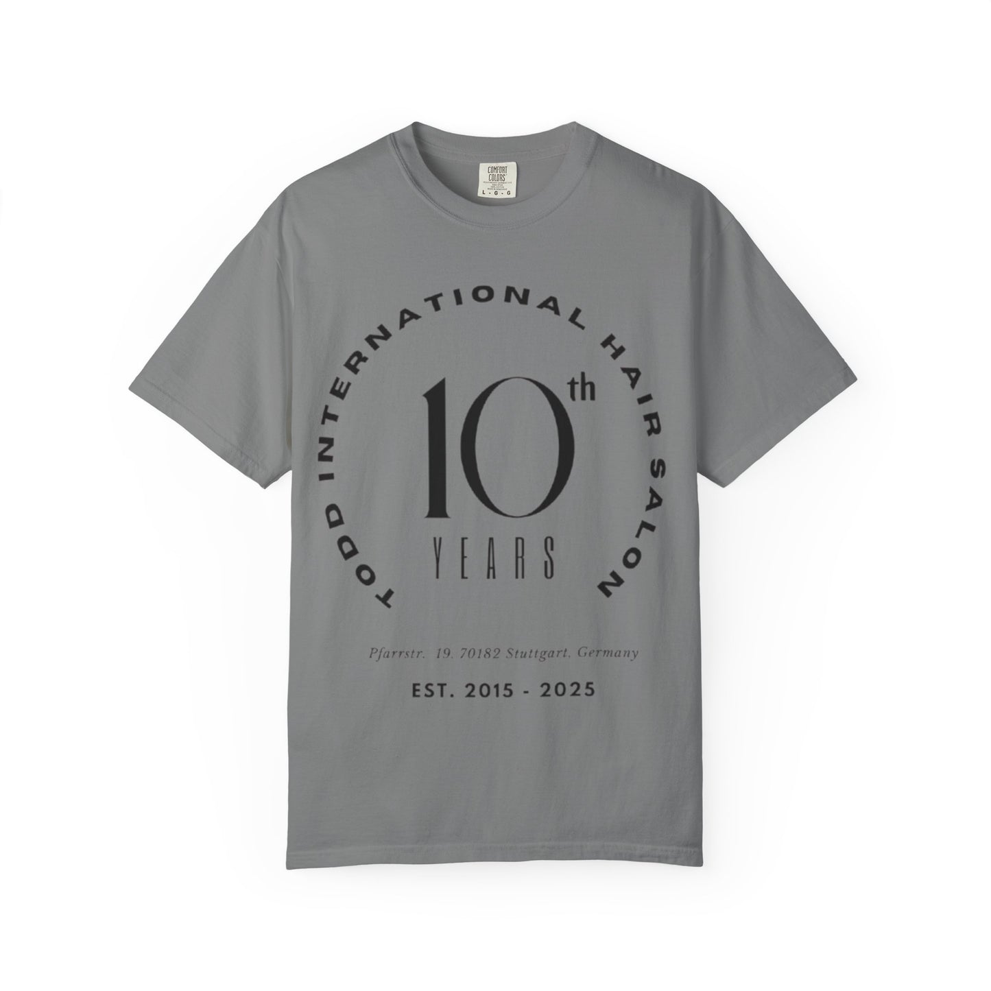 Anniversary Celebration T-Shirt - Commemorate 10 Years of Style