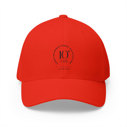 Custom Embroidered Anniversary Cap - Todd International Hair Salon 10th Anniversary