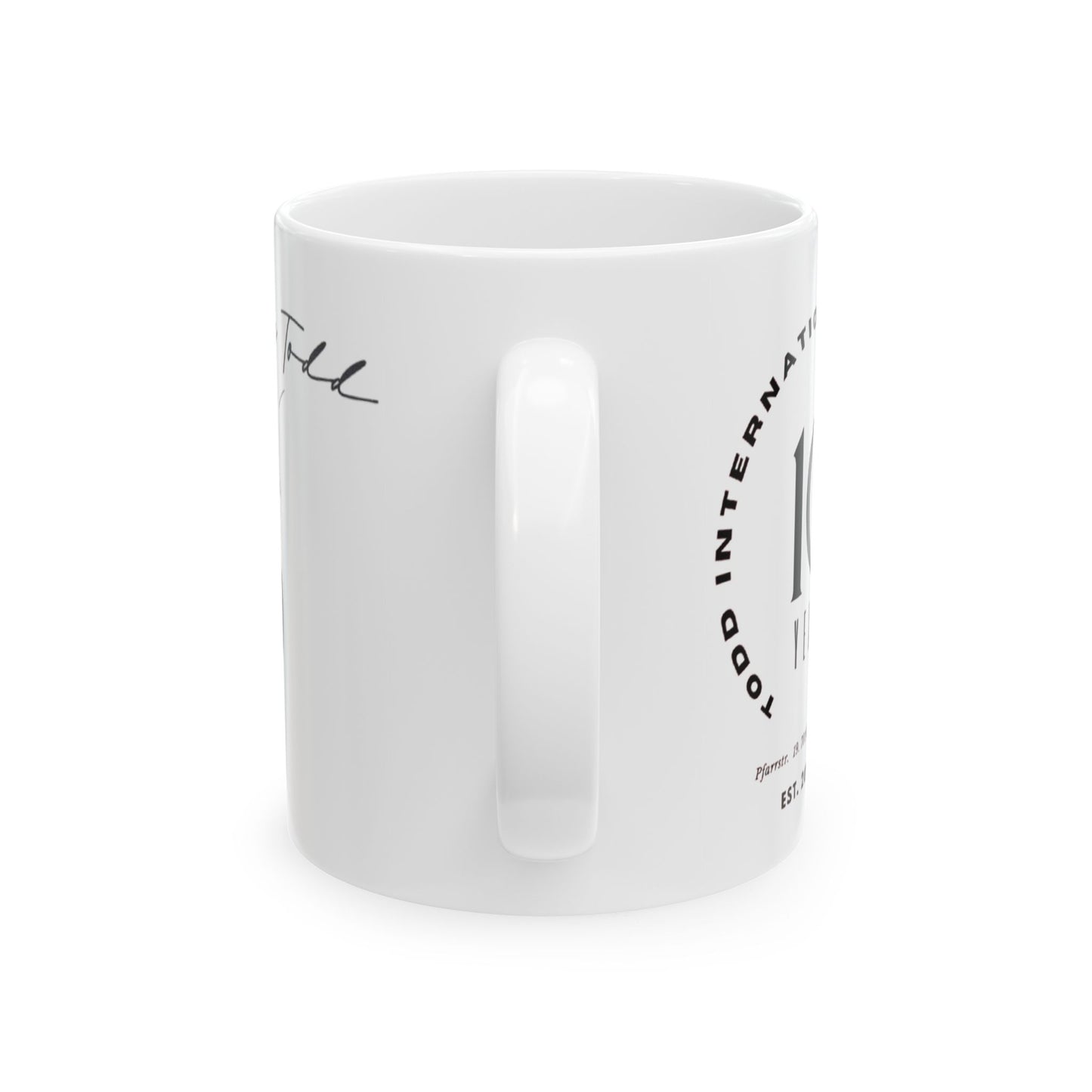 10th Anniversary Ceramic Mug - Celebrate a Decade of Excellence