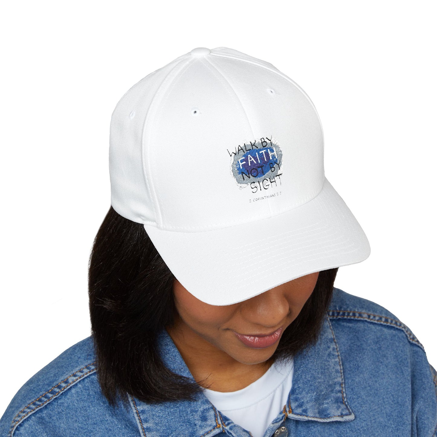 2 Corinthians 5:7 Walk in Faith Embroidered Cap