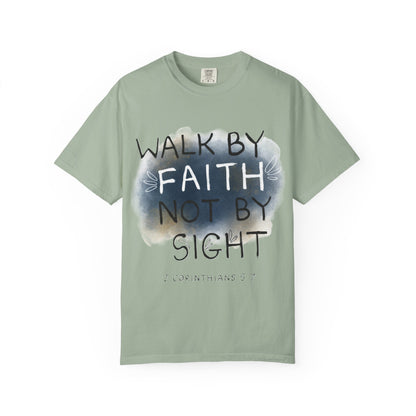 2 Corinthians 5:7 Walk in Faith Unisex T-Shirt