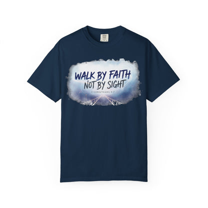 Faith Over Sight Bible Verse Unisex T-Shirt